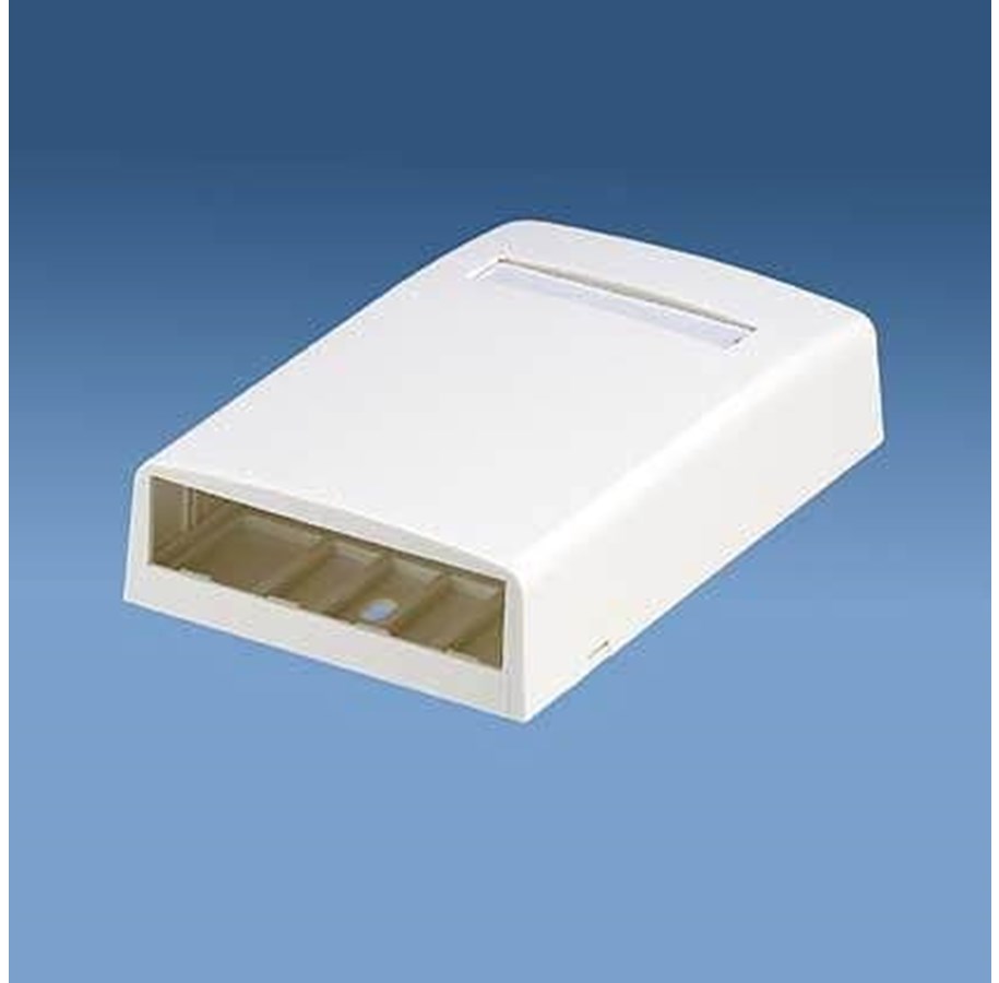 Netzwerkzubehör - PANDUIT Surface mount box 4 port white - CBX4WH-AY