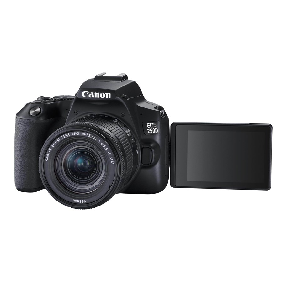 Digital Kameras - Canon EOS 250D 18-55mm IS STM + 50mm - Black - 3454C013