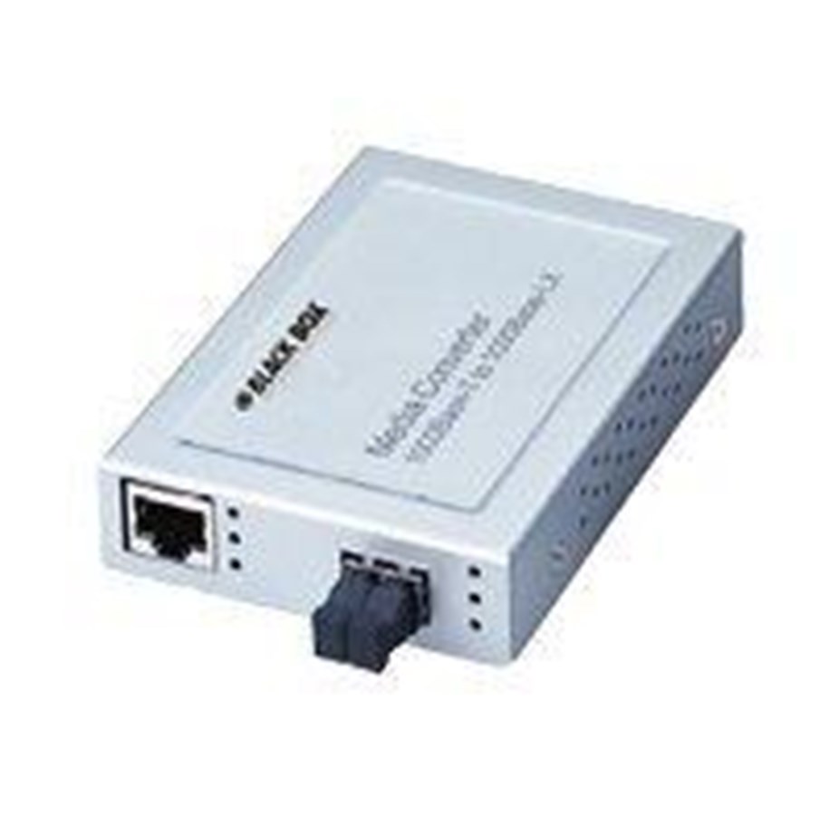 Repeater, boosters, bridges & Transceiver - Black Box XS 10/100 Mbps Media Converter - fibre media converter - 10Mb LAN 100Mb LAN - LMCS202AE-ST