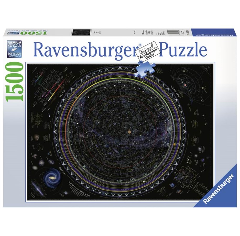 Puzzle - Ravensburger Map of the Universe 1500p - 10216213