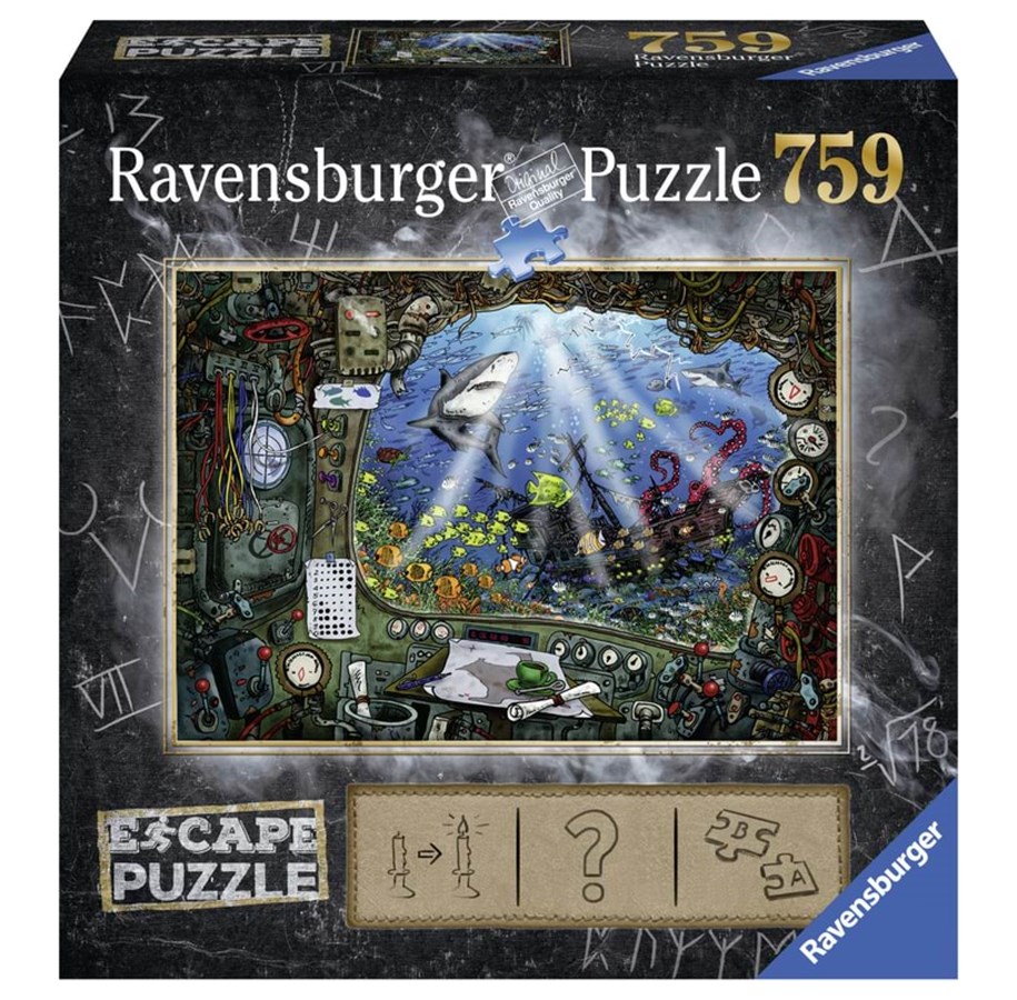 Puzzle - Ravensburger ESCAPE 4 Submarine 759p - 10219959