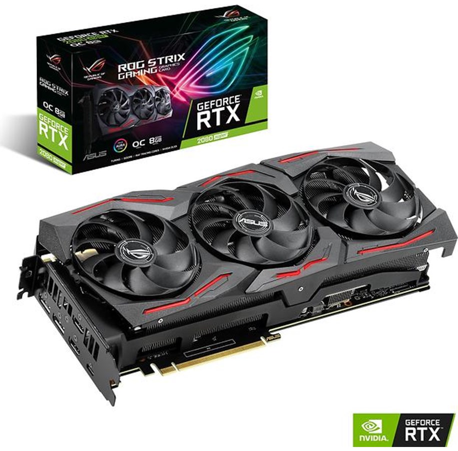 Grafikkarte - ASUS GeForce RTX 2080 SUPER OC - 8GB GDDR6 RAM - Grafikkarte - 90YV0DH0-M0NM00