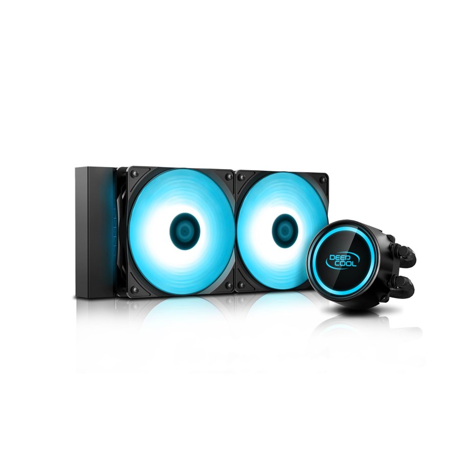 CPU Kühler - DeepCool GAMMAXX L240 V2 RGB - CPU-Wasserkühlung - Max 30 dBA - DP-H12RF-GL240V2