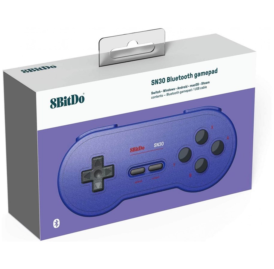 Gaming Zubehör - 8BitDo SN30 GP Blue Edition Gamepad - Wired Controller - Android - 6922621500674