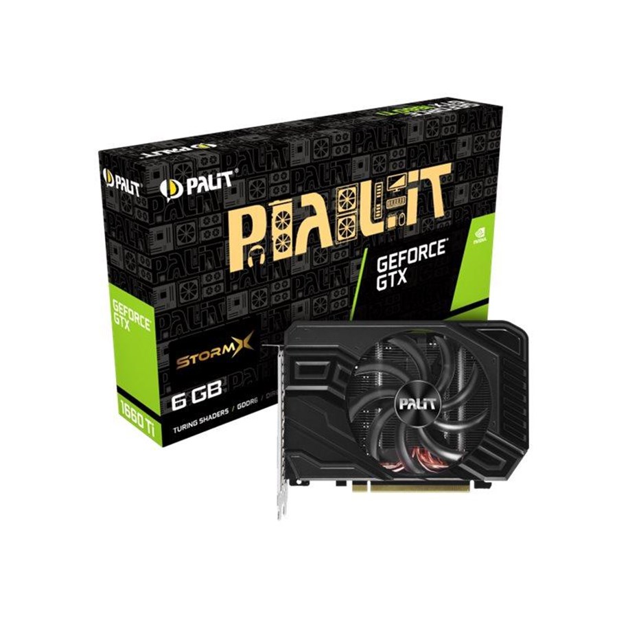 Grafikkarte - Palit GeForce GTX 1660 Ti StormX - 6GB GDDR5 RAM - Grafikkarte - NE6166T018J9-161F