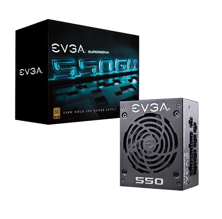 Netzteile - EVGA SuperNOVA 550 GM - SFX Netzteile - 550 Watt - 92 mm - 80 Plus Gold zertifiziert - 123-GM-0550-Y2
