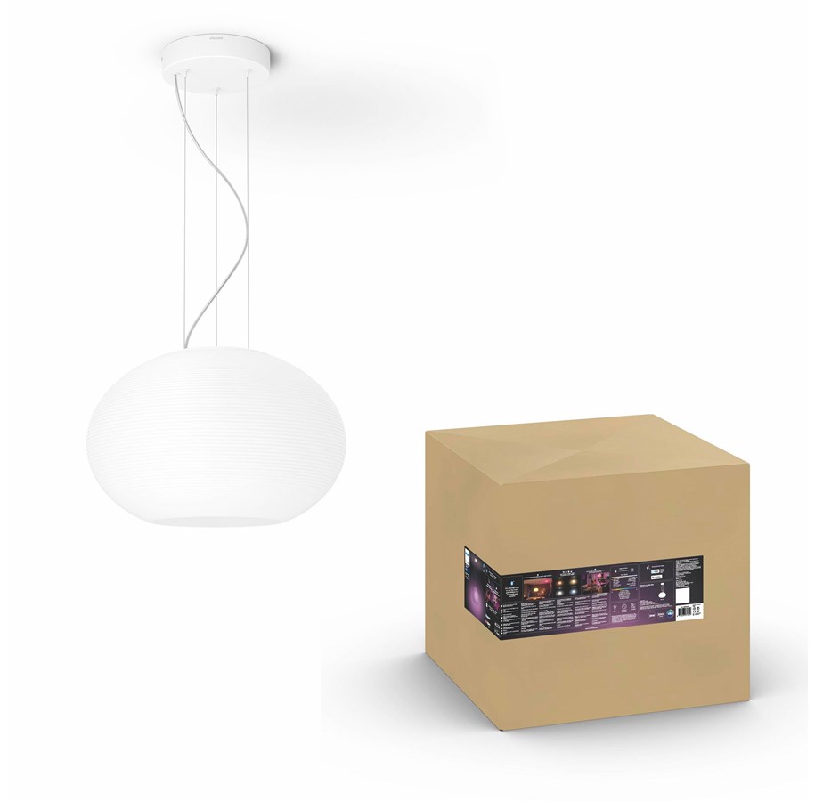 Smart-Home - Philips Hue Flourish Pendelleuchte - BT - Weiß - 915005872401