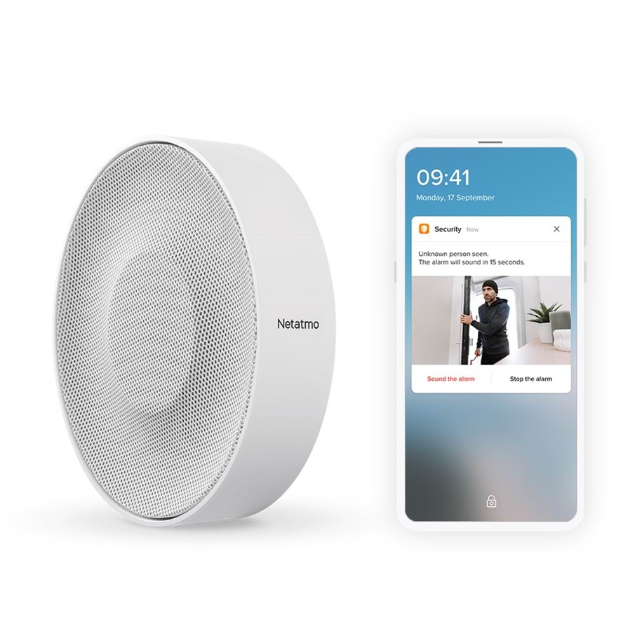 Smart-Home - Netatmo Smart Indoor Siren - NIS01-EU