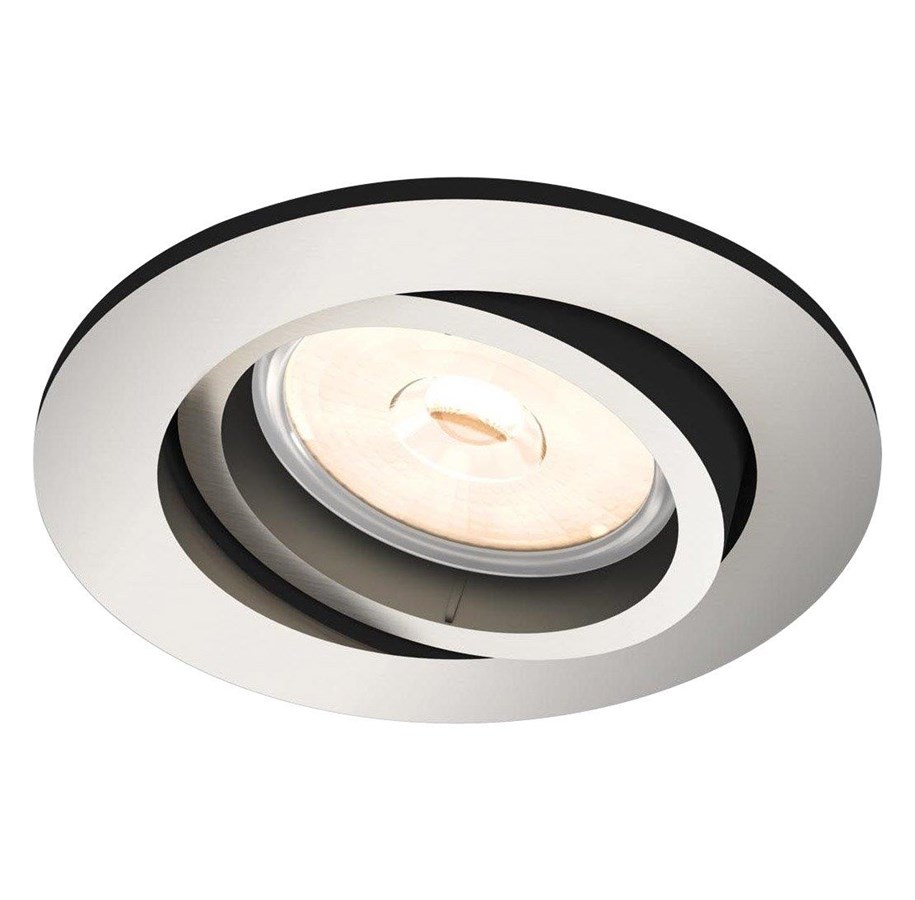 Lampen - Philips DONEGAL recessed nickel 1xNW 230V - 915005422901