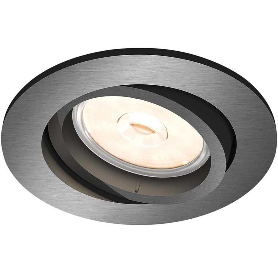 Lampen - Philips DONEGAL recessed grey 1xNW 230V - 915005423401