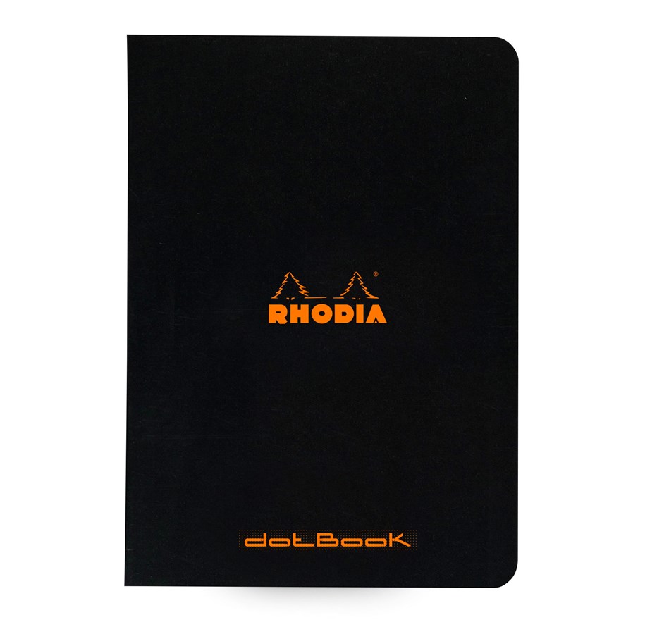Blöcke, Formulare und Notizbücher - Clairefontaine RHODIA. STAPLED BOOK A5 DOT notebook 48 pages - 119186C