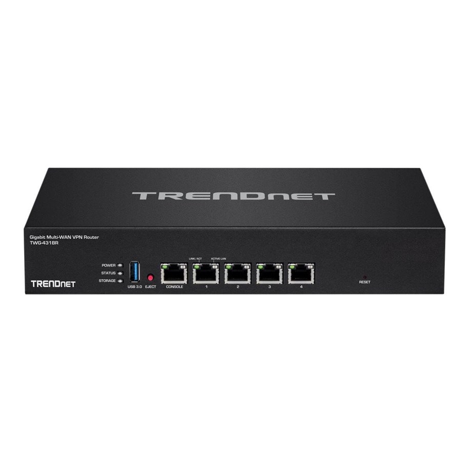 Wlan Router - TRENDnet TWG-431BR - router - rack-mountable - Router - TWG-431BR