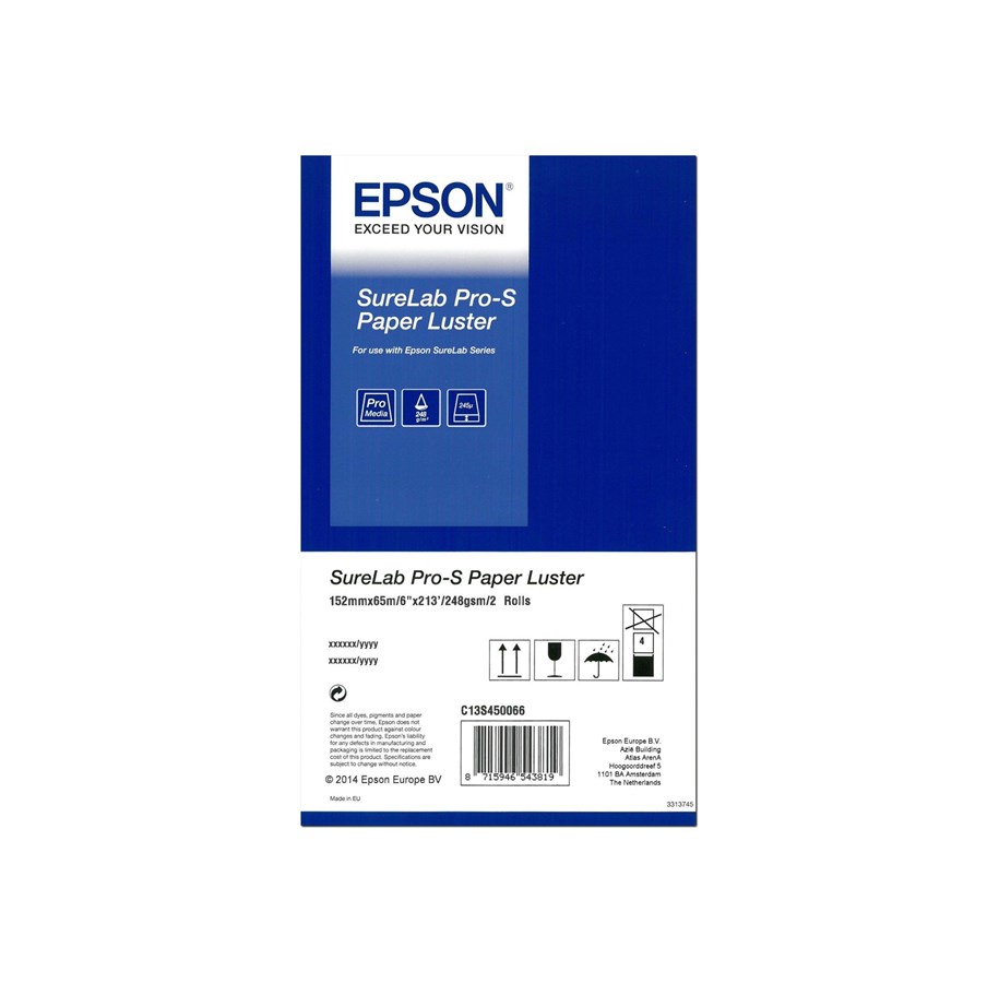 Papier, Fotopapier und Etiketten - Epson SureLab Pro-S Luster - C13S450066BP