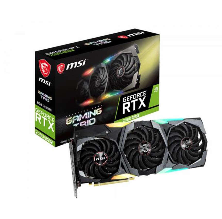 Grafikkarte - MSI GeForce RTX 2080 SUPER GAMING TRIO - 8GB GDDR6 RAM - Grafikkarte - RTX 2080 SUPER GAMING TRIO