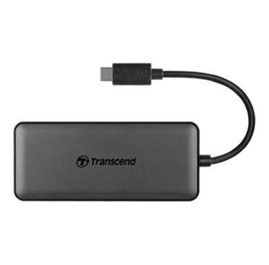 USB-Hubs - Transcend 6-in-1 USB Type-C Hub HUB5C USB-Hubs - Schwarz - TS-HUB5C