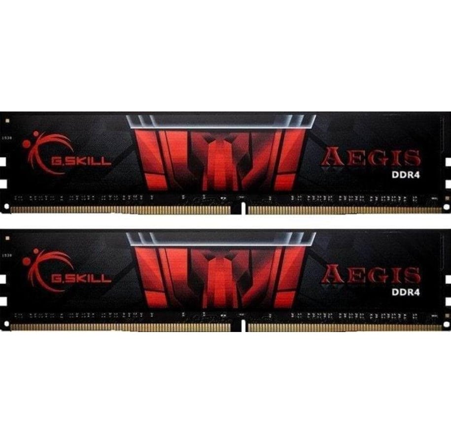 RAM - G.Skill AEGIS DDR4-3200 - 16GB - CL16 - Dual Channel (2 pcs) - Intel XMP - Schwarz - F4-3200C16D-16GIS