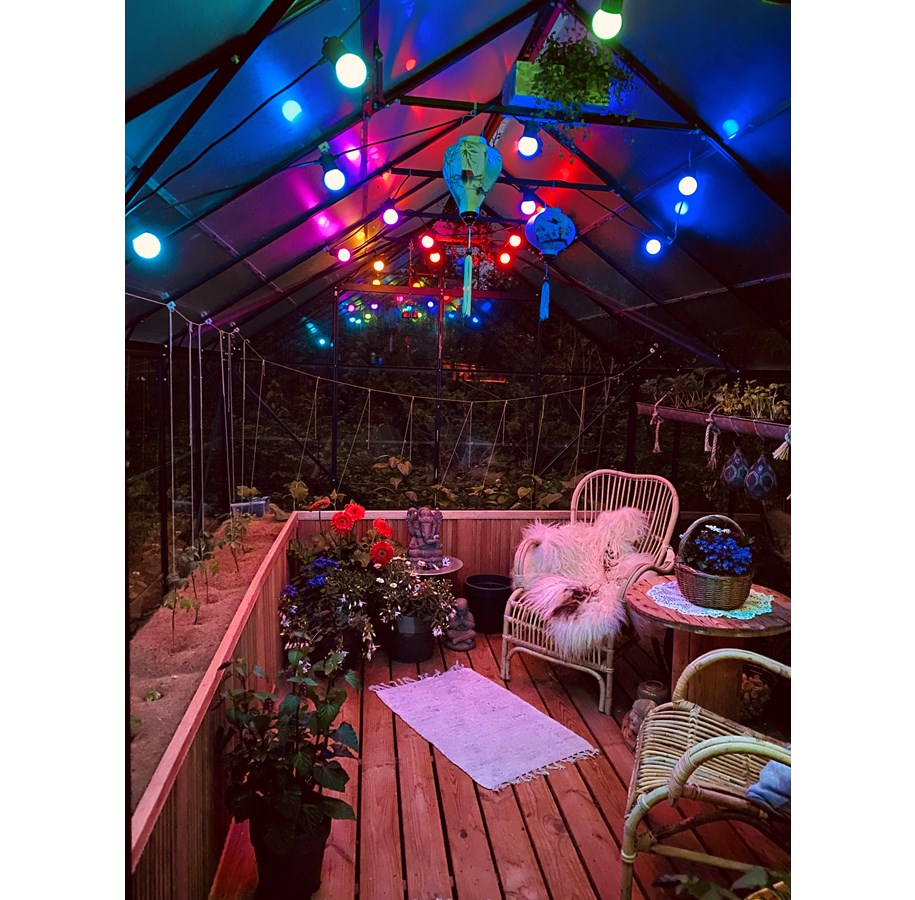 Smart-Home - Twinkly Festoon Lights 20 RGB Party Lichterkette Erweiterung - TWF020ADP-BEU