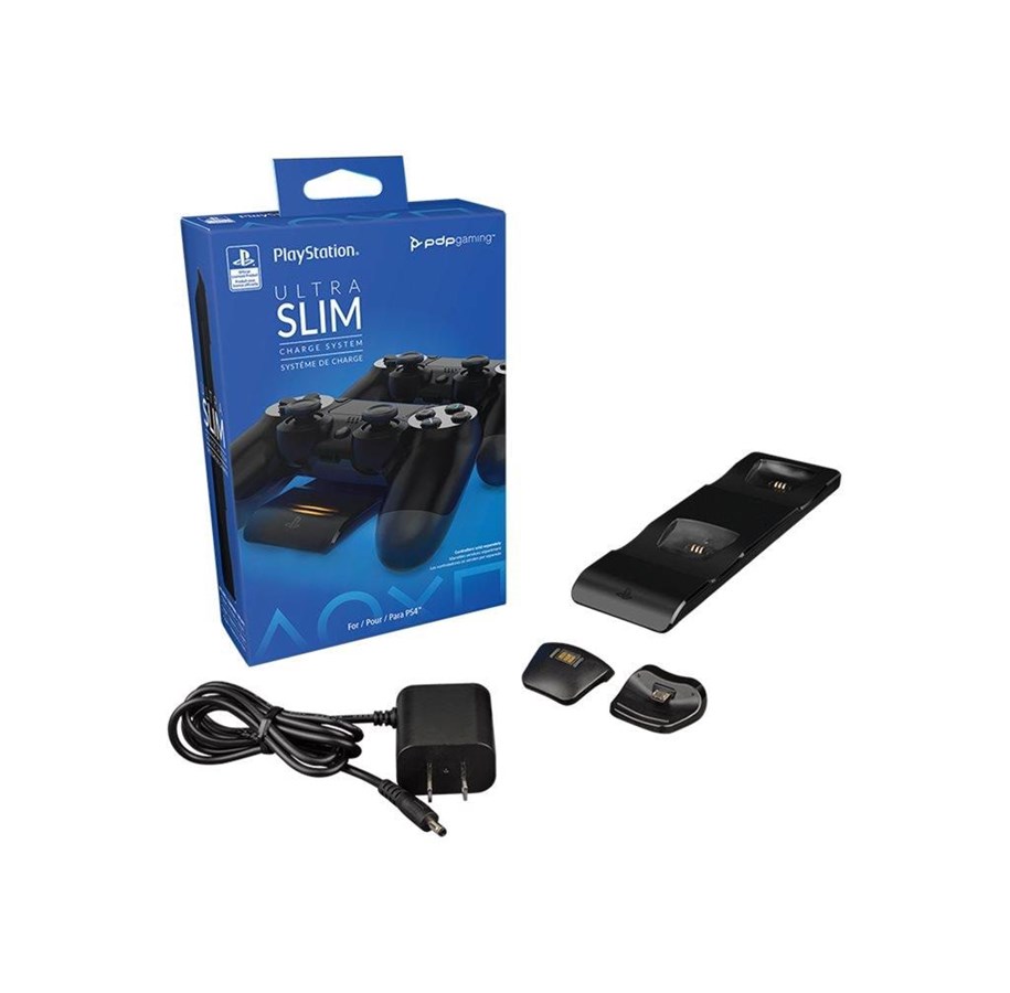 Gaming Zubehör - PDP Gaming Ultra Slim Charge System for PS4 - Wireless Zubehör für Spielkonsole - Sony PlayStation 4 - 051-100