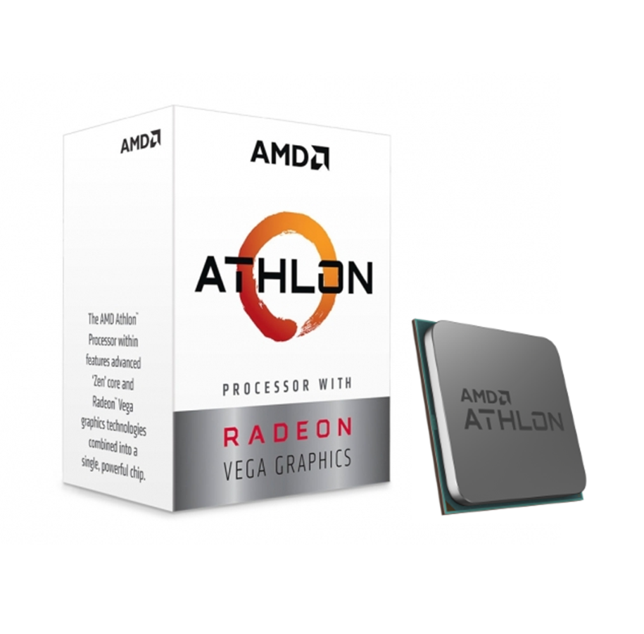 CPU - AMD Athlon 3000G CPU - 2 Kerne - 3.5 GHz - AMD AM4 - AMD Boxed (mit Kühler) - YD3000C6FHBOX