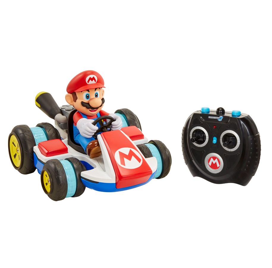 Ferngesteuert - Jakks Super Mario Mario Kart Mini RC Racer - 02497-PKC1-4L