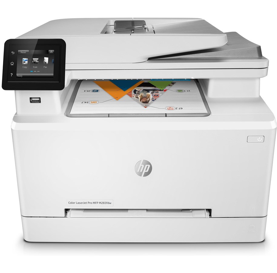 Drucker - HP Color LaserJet Pro MFP M283fdw - Color Laser - 21 ppm - 600 dpi Multifunktion - Farbe - Laser - 7KW75A#B19