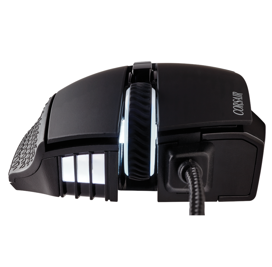 Corsair SCIMITAR RGB ELITE MMO - Black - Gaming Maus (Schwarz mit RGB)