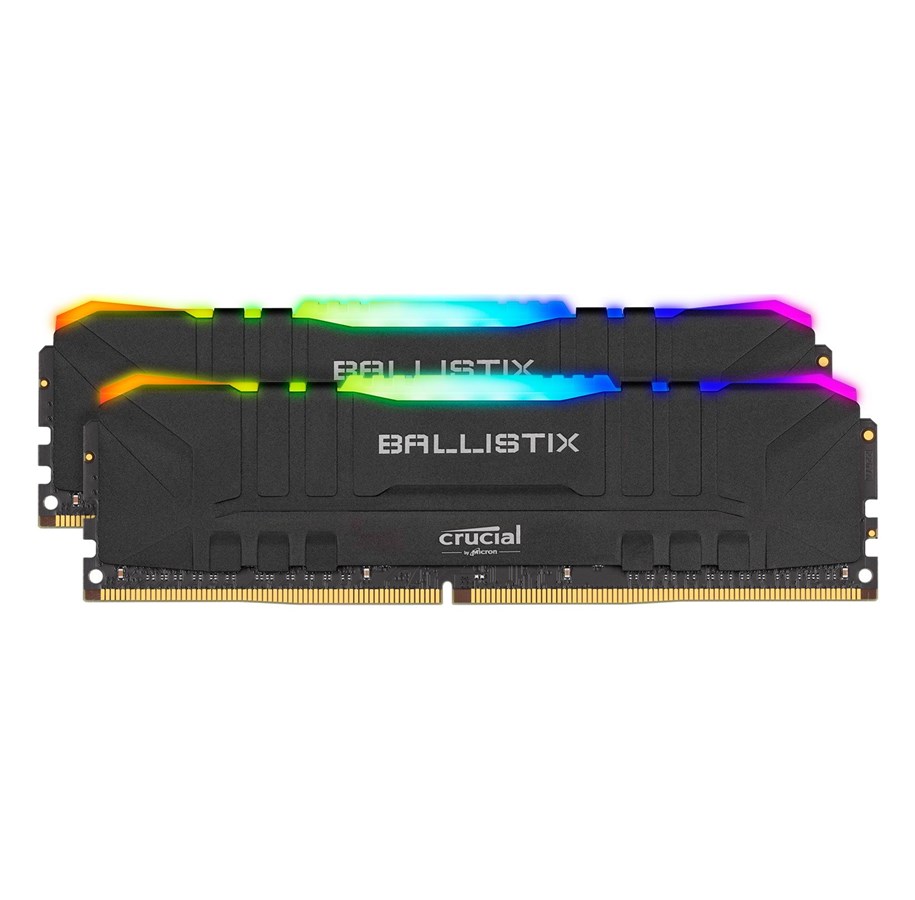 RAM - Crucial Ballistix DDR4-3600 C16 DC - Black RGB - 32GB - BL2K16G36C16U4BL