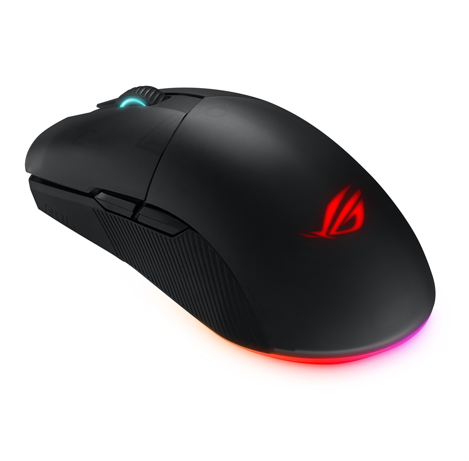 Maus - ASUS ROG PUGIO II Wireless - Gaming Maus (Schwarz mit RGB) - 90MP01L0-BMUA00