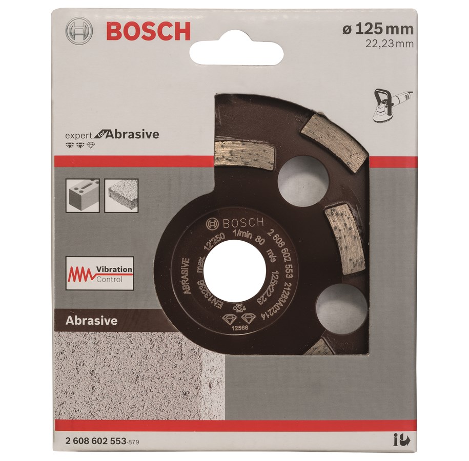 Bosch DIAMANTKOPSKIVE ABRASIVE 125X22.2MM | Günstig