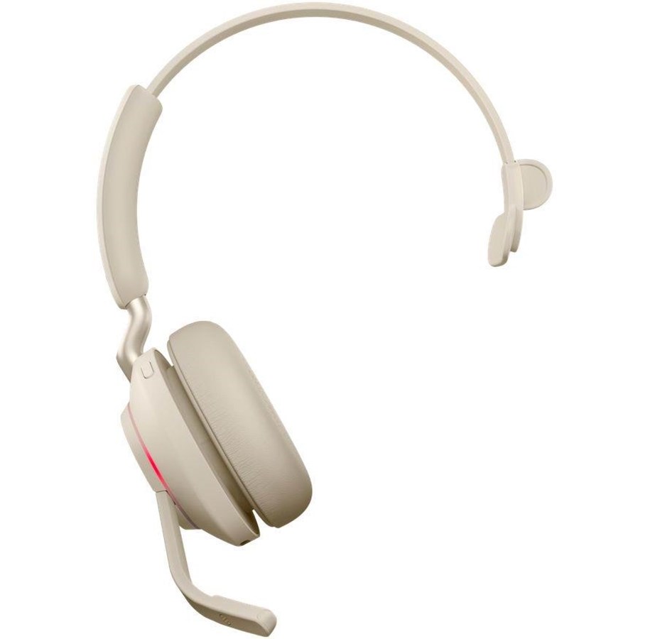 Kopfhörer/Headsets - Jabra Evolve2 65 Link380a MS Mono Beige - 26599-899-998