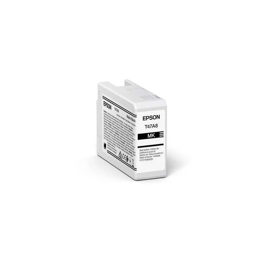 Druckerzubehör - Tinte & Toner - Epson C13T47A800 / T47A8 Matte Black Ink UltraChrome Pro 10 50ml - C13T47A800