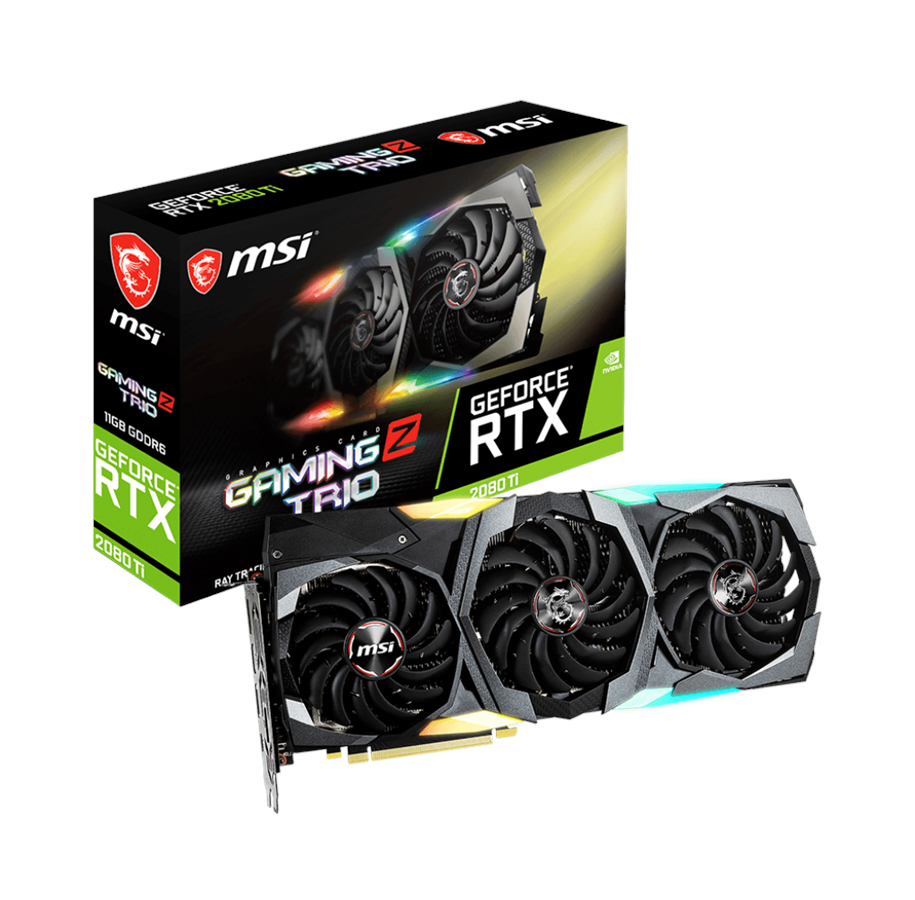 Grafikkarte - MSI GeForce RTX 2080 Ti GAMING Z TRIO - 11GB GDDR6 RAM - Grafikkarte - RTX 2080 Ti GAMING Z TRIO