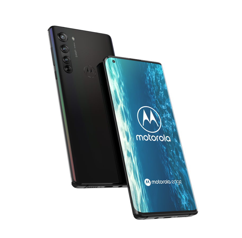 Handys & Smartphones - Motorola Edge 5G 128GB/6GB - Solar Black - PAJA0018SE