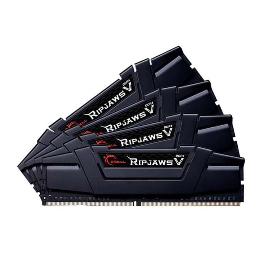 Arbeitsspeicher (RAM) - G.Skill Ripjaws V DDR4-3600 - 128GB - CL18 - Quad Channel (4 pcs) - Intel XMP - Schwarz - F4-3600C18Q-128GVK