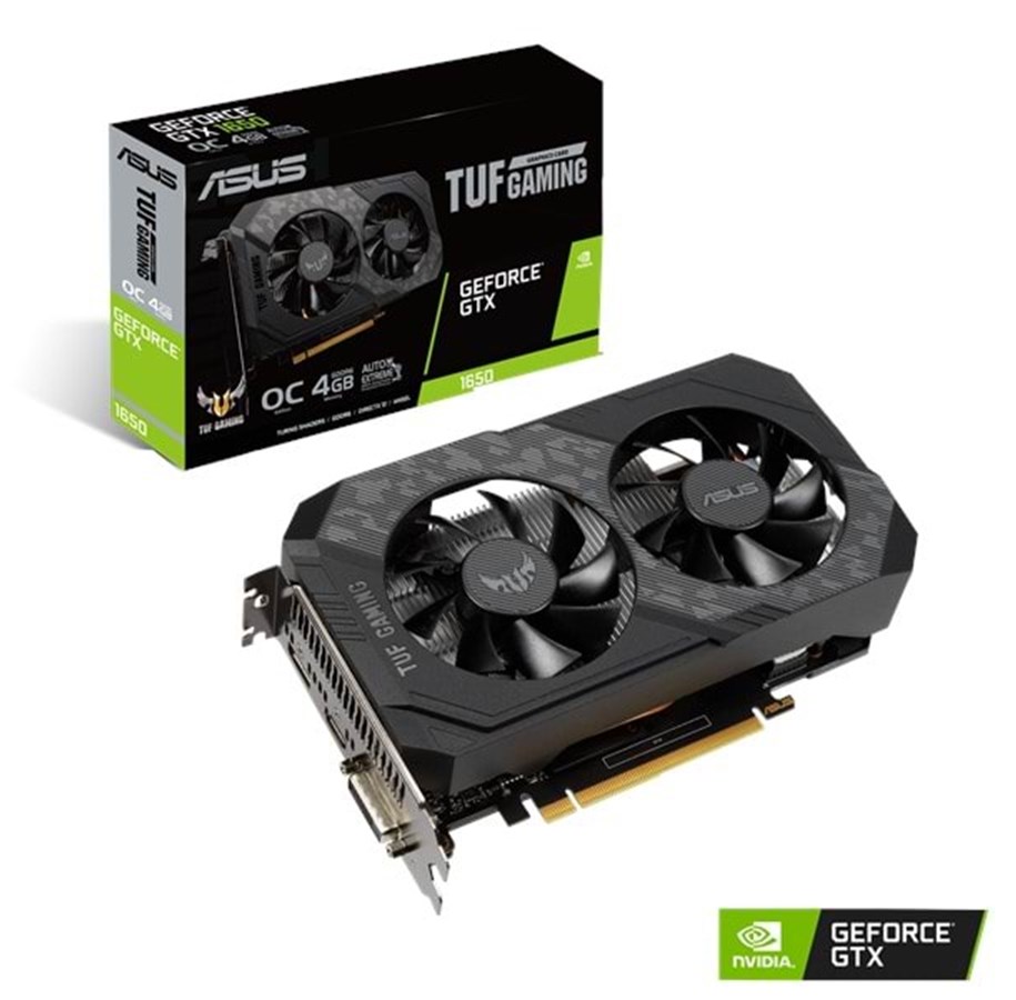 Grafikkarte - ASUS GeForce GTX 1650 OC - 4GB GDDR5 RAM - Grafikkarte - 90YV0EH0-M0NA00