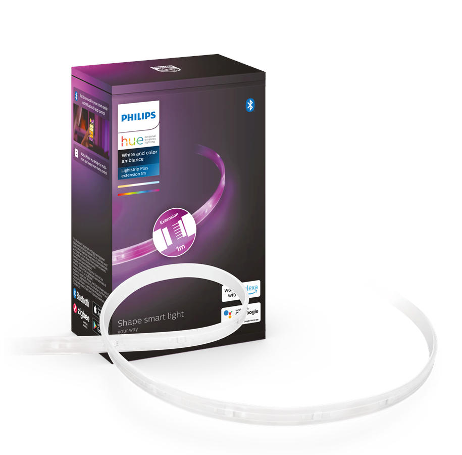 Smart-Home - Philips Hue White & Color Ambiance Lightstrip Plus 1m extension - 929002269201
