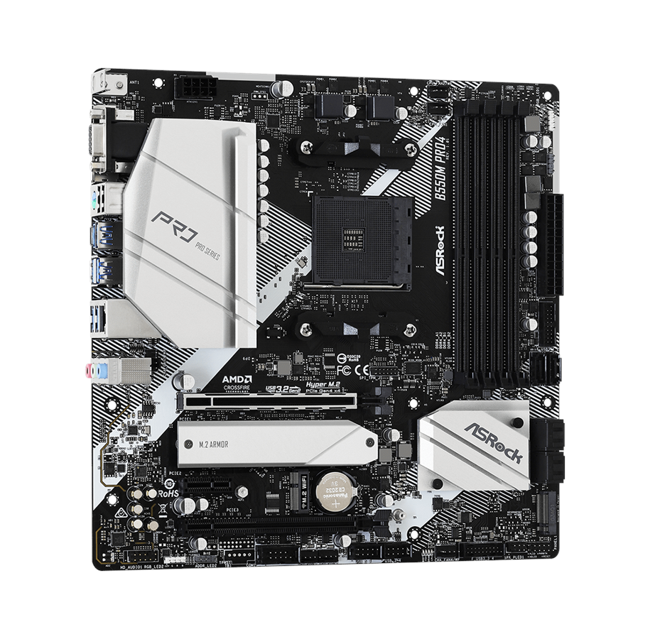 ASRock B550M PRO4 Mainboard - AMD B550 - AMD AM4 socket 