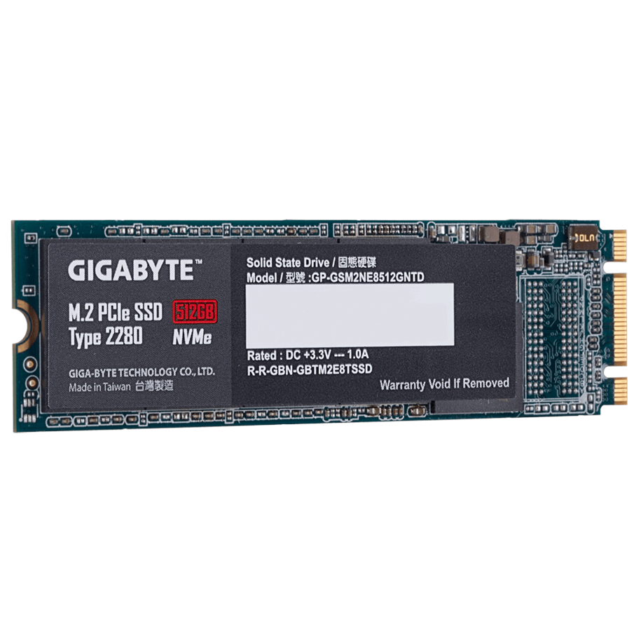 SSD - GIGABYTE SSD NVMe M.2 - 512GB - GP-GSM2NE3512GNTD