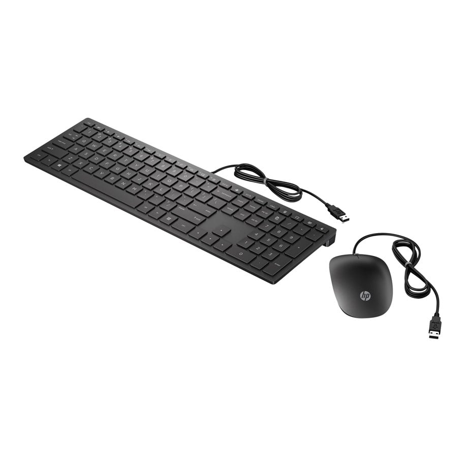 Tastaturen - HP Pavilion 400 - Tastatur & Maus Set - Schwarz - 4CE97AA
