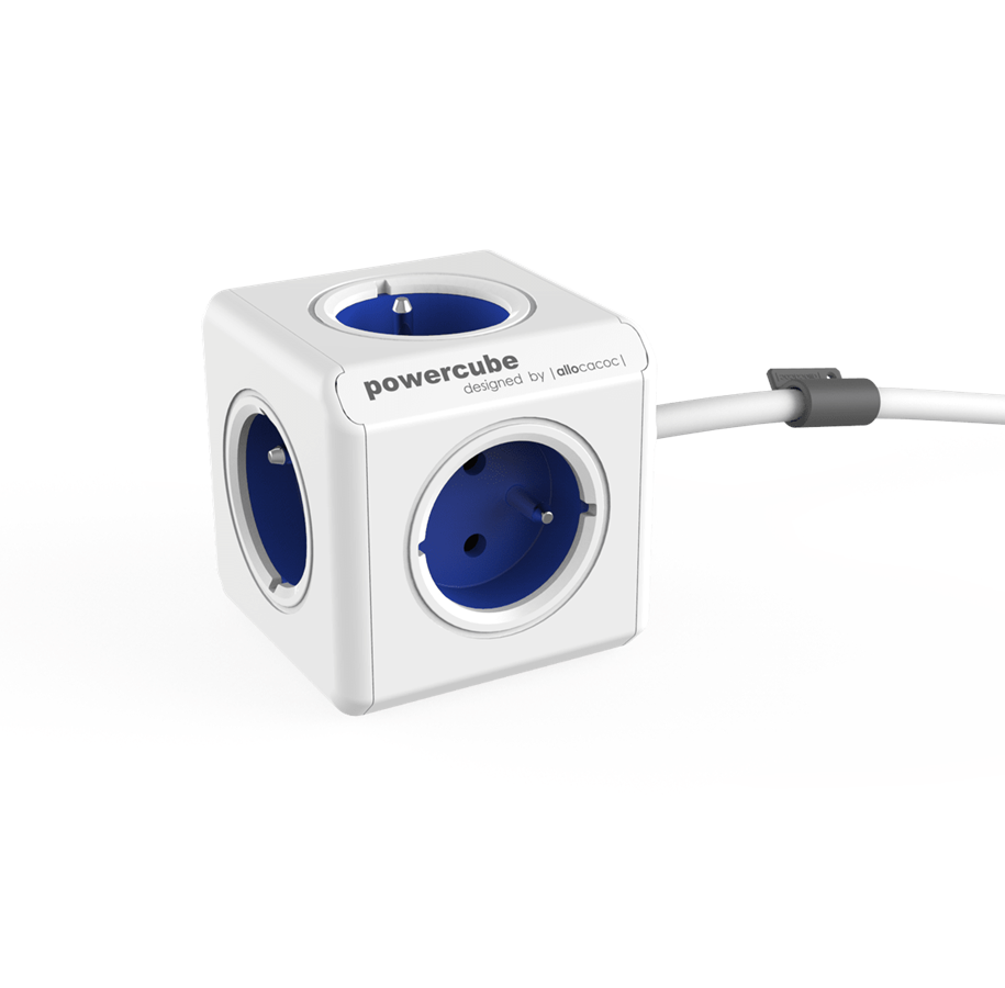 Stromkabel (Extern) - PowerCube Extended 1.5 meter (Type E) - Blue - 2300BL/FREXPC