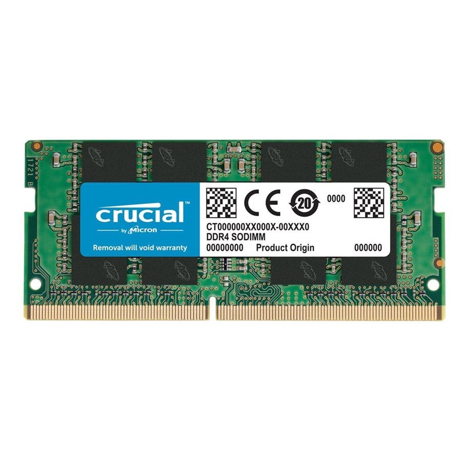 Arbeitsspeicher (RAM) - Crucial SODIMM DDR4-3200 - 8GB - CL22 - Single Channel (1 pcs) - Grün - CT8G4SFRA32A