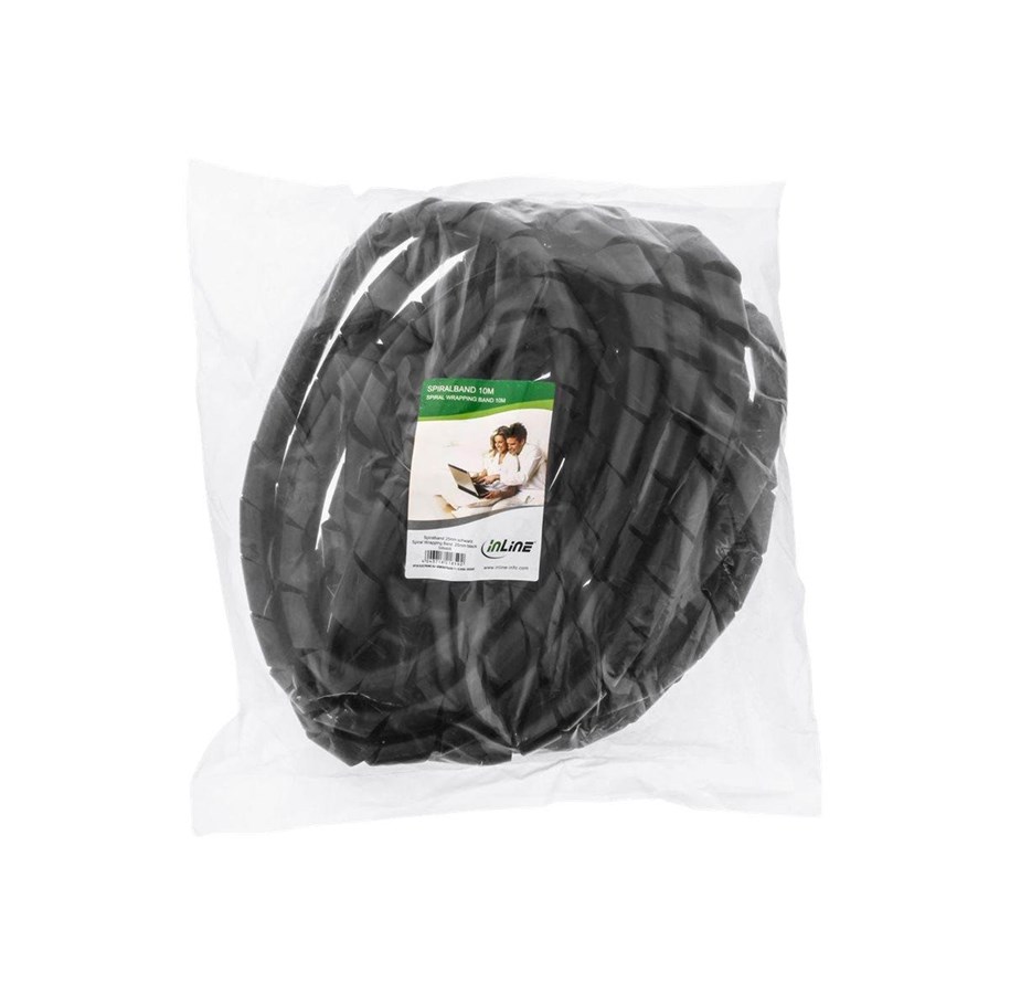 Kabelkanal / Kabelschlauch - InLine Spiral Wrapping Band 10m X 25mm - 59946R