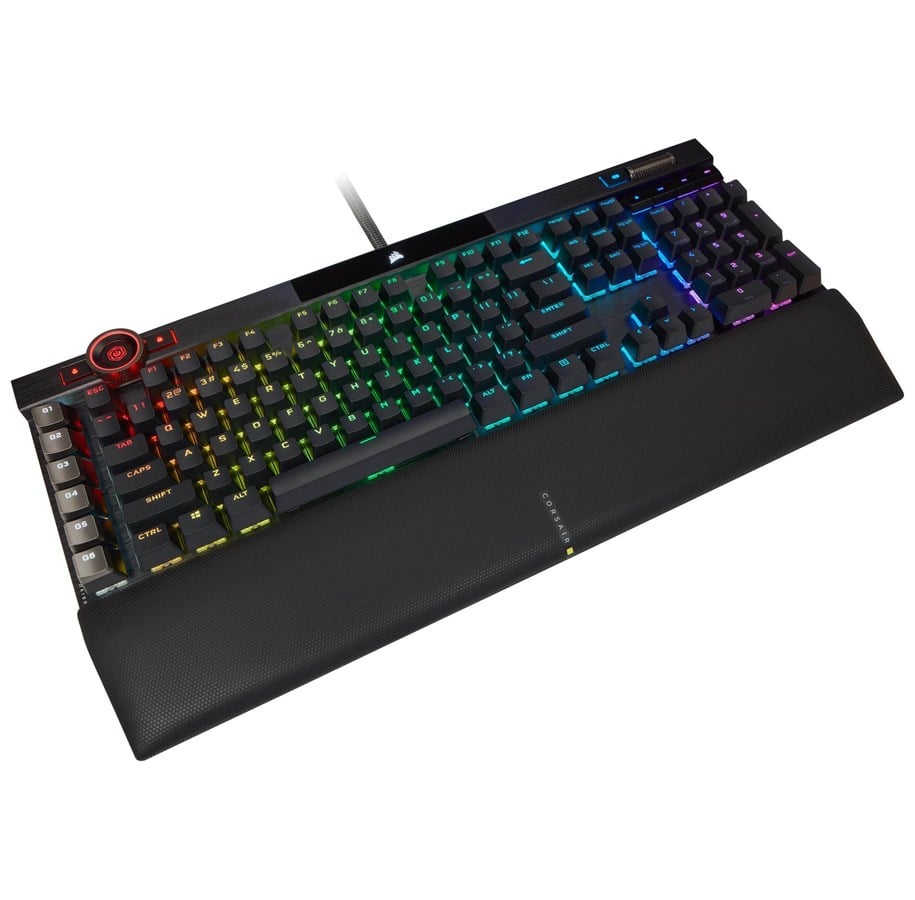 Tastaturen - Corsair K100 RGB - OPX - Gaming Tastatur - Deutsch - Schwarz - CH-912A01A-DE
