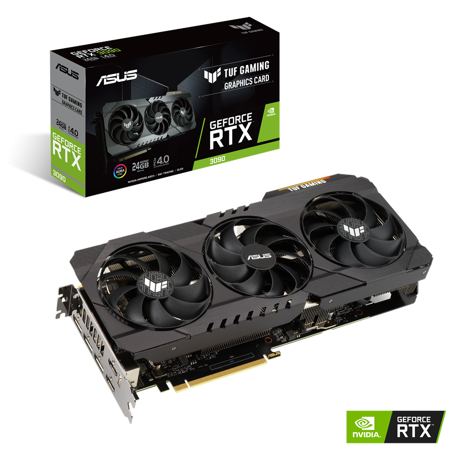 Grafikkarte - ASUS GeForce RTX 3090 TUF - 24GB GDDR6X RAM - Grafikkarte - 90YV0FD0-M0NM00