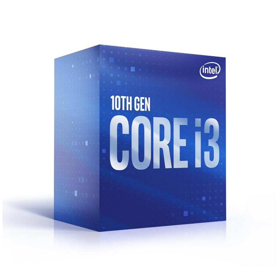 CPU - Intel Core i3-10100F Comet Lake CPU - 4 Kerne - 3.6 GHz - Intel LGA1200 - Intel Boxed (mit Kühler) - BX8070110100F
