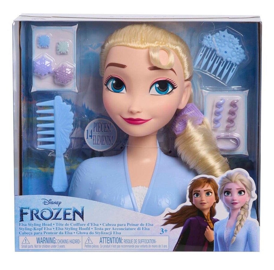 Puppen & Zubehör - Disney Frozen 2 Basic Elsa Styling Head - 77-32805