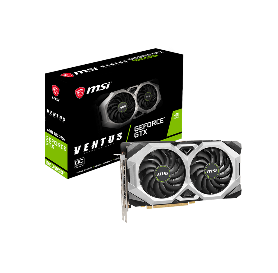 Grafikkarte - MSI GeForce GTX 1660 SUPER VENTUS OC - 6GB GDDR6 RAM - Grafikkarte - GTX 1660 SUPER VENTUS OC