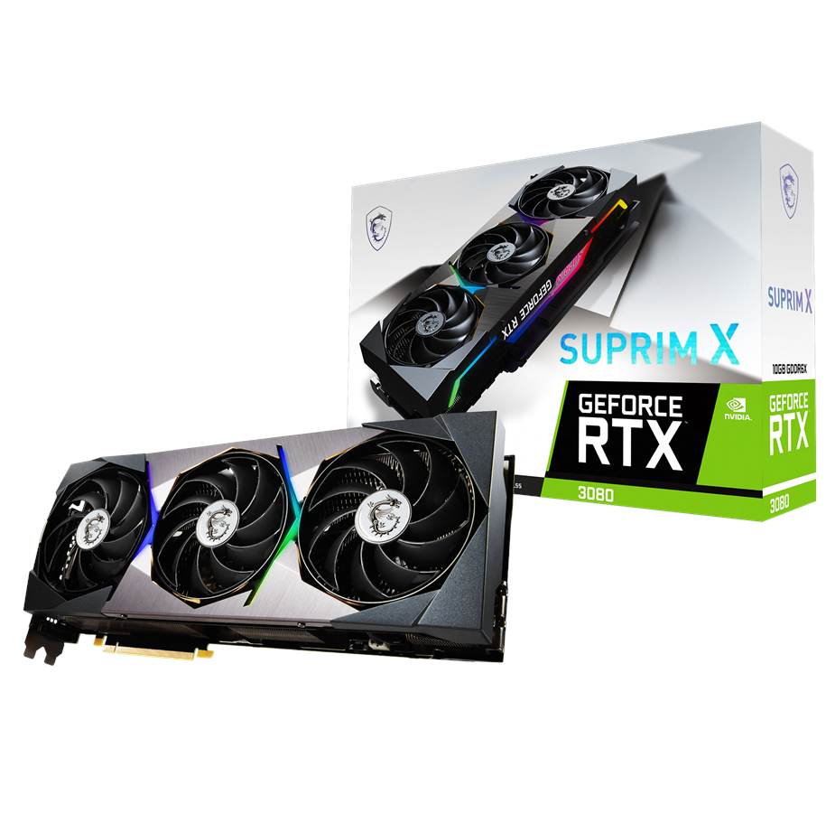 Grafikkarte - MSI GeForce RTX 3080 SUPRIM X - 10GB GDDR6X RAM - Grafikkarte - RTX 3080 SUPRIM X 10G