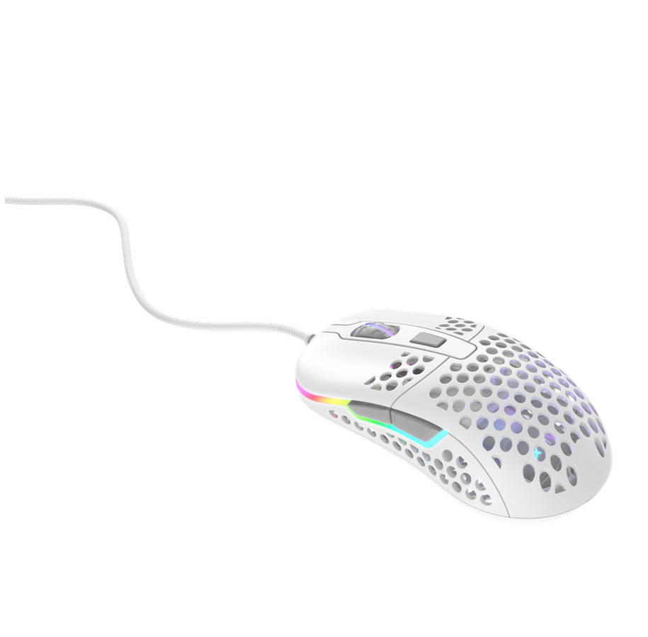 Maus - Xtrfy M42 RGB - White - Gaming Maus (Weiß mit RGB Licht) - M42-RGB-WHITE