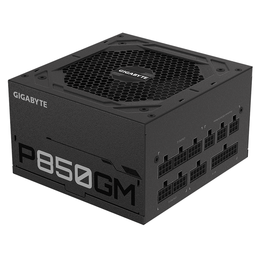 Netzteile - GIGABYTE P850GM Netzteile - 850 Watt - 120 mm - ATX - 80 Plus Gold zertifiziert - GP-P850GM